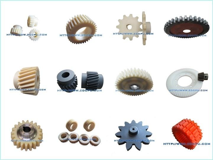 Solid Gear Block / PTFE Spiral Plastic Gear