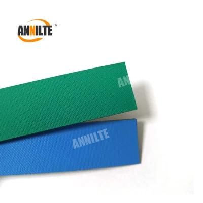 Annilte High Quality 2.4mm Green and Black Polyester Drive Flat Belt
