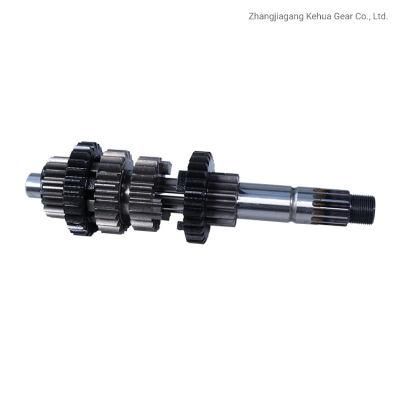 Cast Steel Drive Spur Helical Gear Spline Shaft