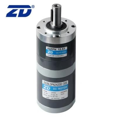 ZD 82mm 120 Rated Power Brush/Brushless Precision Planetary Transmission Gear Motor with CE Certification