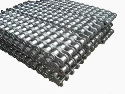 Industrial Transmission Conveyor Roller Chains with Vulcaniased Elastomer Profiles 10b-G2f1 24A-G1f1 with Attachment