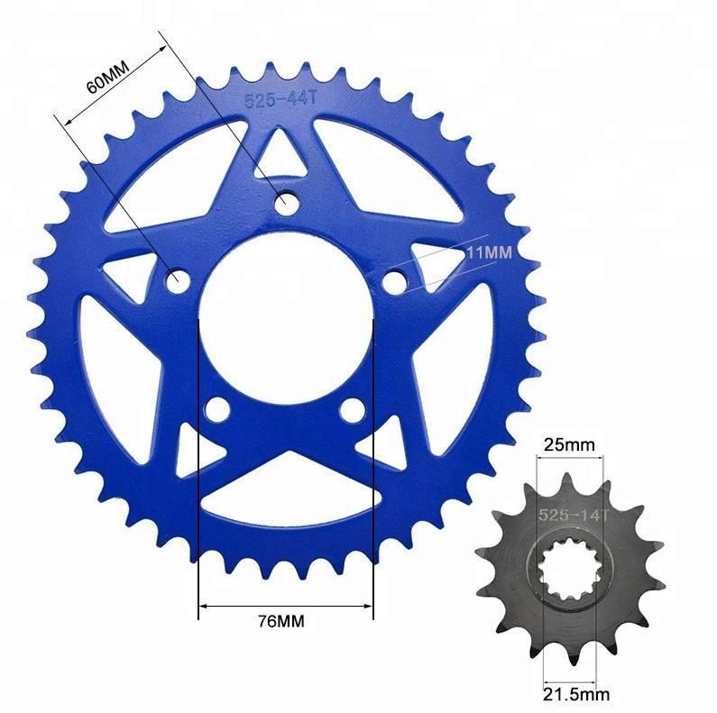 Hot Sale Motorcycle Chain and Sprocket Kits