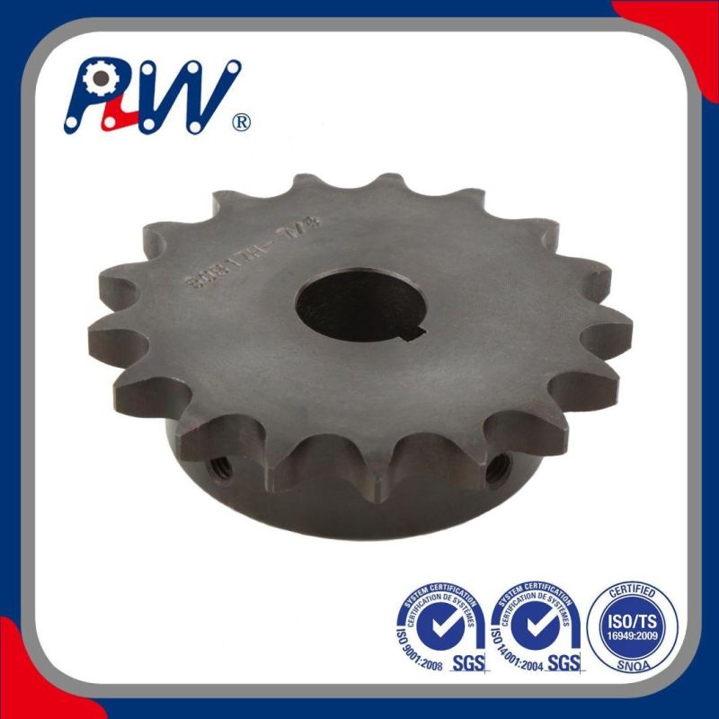 High Quality & Made to Order & Finished Bore & High-Wearing Feature Alloy Steel Surface Blackening Treatment Sprocket (60B17H)
