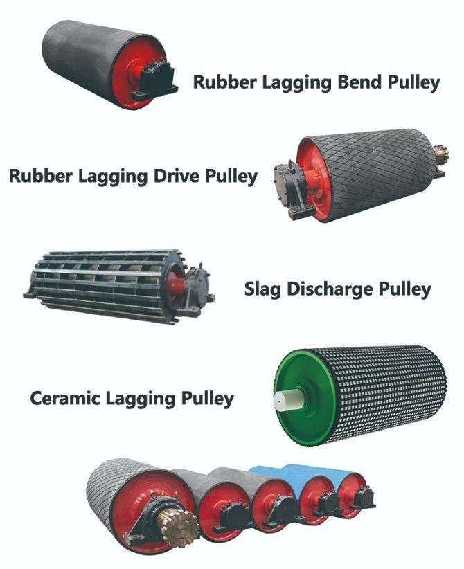 Ceramic Lagged Conveyor Pulley Drum for Sale