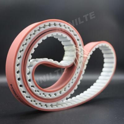 Annilte Add Red Glue Synchronous Belt Punching Vertical Packaging Printing Machine Belt Industrial Synchronous Belt Add Glue