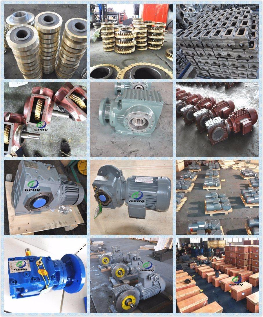 S Output Solid Shaft Gearboxes with AC Motor