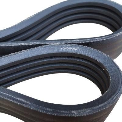 Industrial Neoprene Rubber Ribbed Poly V-Belt Black Joined V-Belt Agriculture Triangle V-Belt