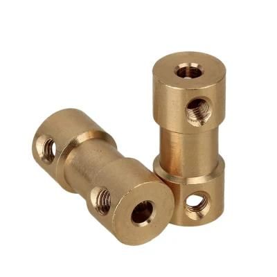 2mm 3mm 4mm Brass Shaft Coupling Joint Connector for RC Model Motor