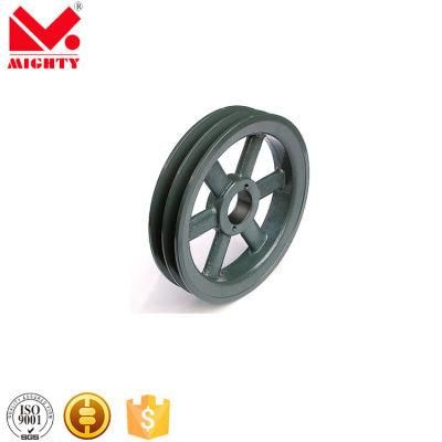 Chinese Brand Mighty Cast Iron or Steel or Aluminum 6 Inch Multi V Slot Groove V-Belt Pulley Wheel for Sliding Gate