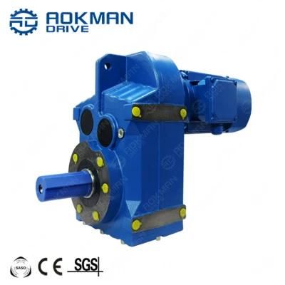 F Series Solid Shaft Output Helical Gear Reducer Motor for Conyeyor Belt