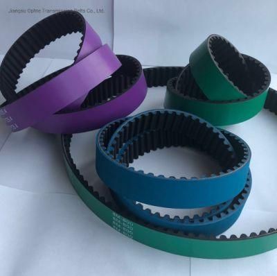 Oft Rubber Timing Belt with Holes in Glass Industry - Yt 040