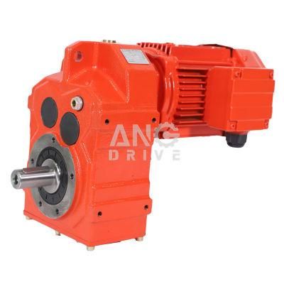 F Parallel Shaft Gear Reducer with 0.75kw Motor for Conveyor
