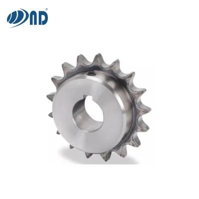 ND Brand DIN/ANSI/JIS Standard Sprockets Industrial Gear Teeth Rack Bevel Stainless Transmission Drive Part Carbon Steel Roller Chain Sprocket