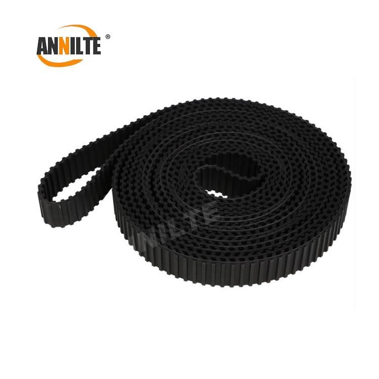 Annilte Rubber Timing Belt with Holes in Glass Industry