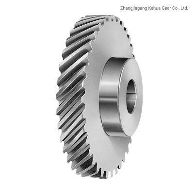 China Hardened Tooth Surface External OEM Transmission Cement Mixer Helical Spur Gear