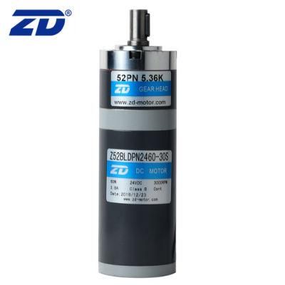 ZD 3000RPM Rate Speed Brush/Brushless Speed Changing Precision Planetary Transmission Gear Motor
