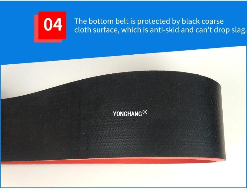 Hight Wear-Resisting Seamless Transmission Industrial Coated Rubber Flat Belt for Folder Gluer Machine