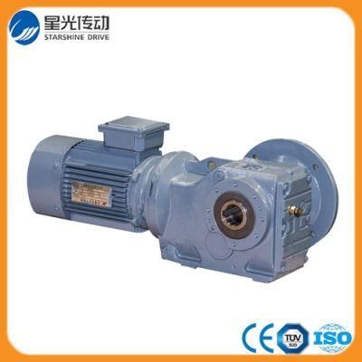 90 Degree Right Angle Helical Bevel Gearbox with Hollow Shaft