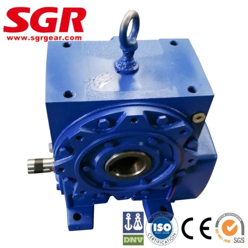 Cast Iron Reducer Double Enveloping Worm Gearbox Transmission with Input Shaft