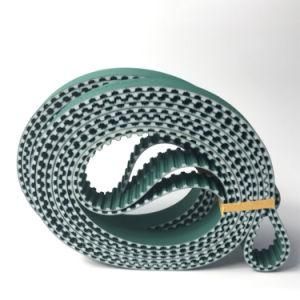 Endless Steel Core PU Timing Belt with Green Fabric