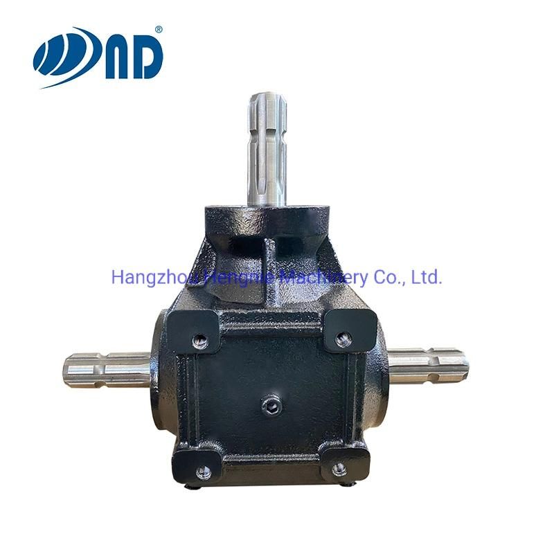 Agricultural Gearbox Rotary Tiller Harrows Harvester Machine Bevel Gearbox for Agricultural Machine