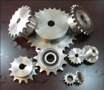 C45 or Stainless Steel Chain Sprockets with Hardened Teeth