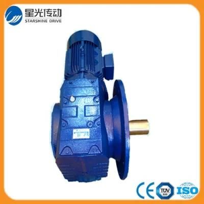 Helical Worm Geared Reducer with 3 Phase Motor