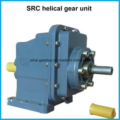Src Two-Staged Speed Motor Reduction Helical Gearbox Reducer