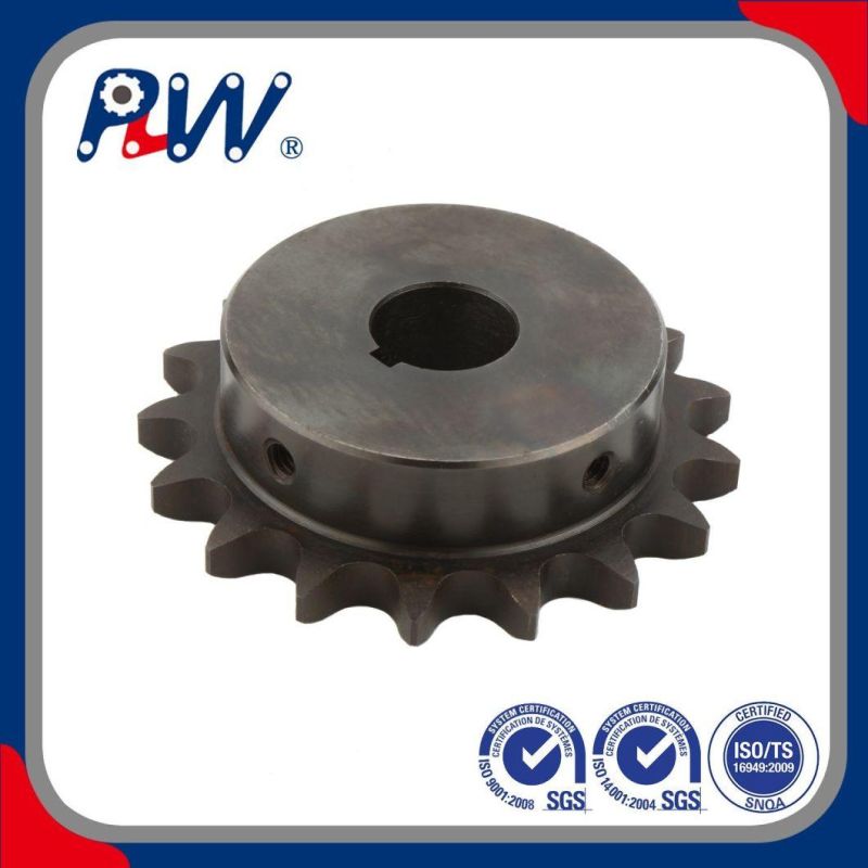 High Quality & Made to Order & Finished Bore & High-Wearing Feature Alloy Steel Surface Blackening Treatment Sprocket (60B17H)