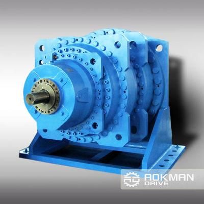 Inline Shaft P Series Planetary Gearbox Casting Iron Speed Reducer for Mixer