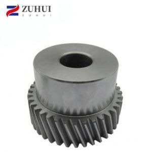 CNC Machined Helical Gear with Hub for Industrial