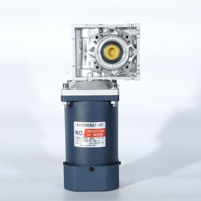 High Torque Aluminum Material Worm Gearbox Gear Reducer Motor for Various Mechanical Equipment