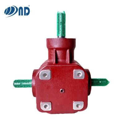 Factory Supply Good Quality Customized Gearbox T Bevel Gearbox for Agricultural Machinery Bean Beet Harvester