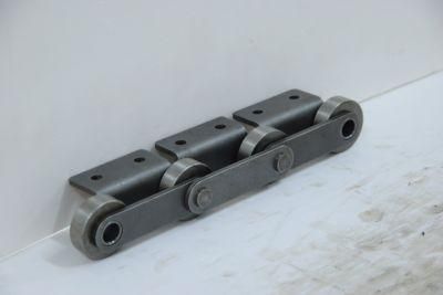 P101.6f123K1 Large Pitch ISO and ANSI Standard Transmission Driving Conveyor Chains for Steel Mill with Attachments