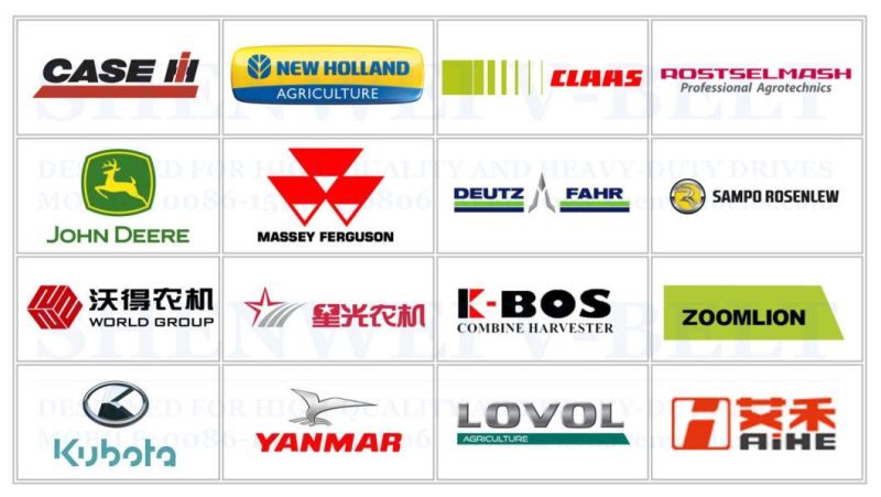 Agricultural Polyester Rubber Agri V-Belt for Tractors, World