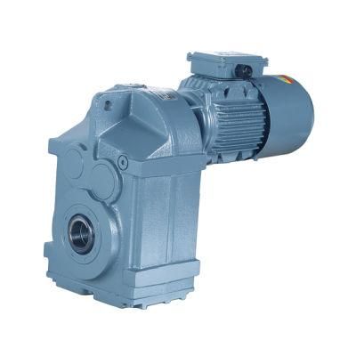 F Series Parallel Shaft Helical Gear Gearbox with Motor