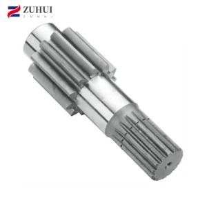 High Precision Stainless Steel Propeller Gear Shaft Steel Spur Gear Shaft