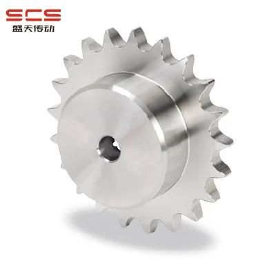 Stainless Steel Roller Chain Sprocket with Double Row Teeth