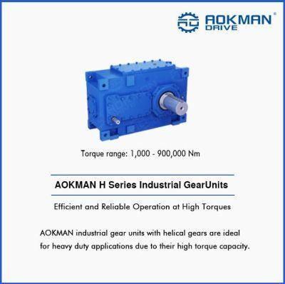 Aokman Helical Gear Units 1 20 Ratio Reduction Gearbox for Industrial Applications