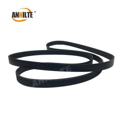Annilte Industry Transmission Ribbed Belt Poly V Belts Multi Pl Pk Belt for Pulling Equipment