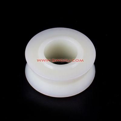 Customized Hottest White Nylon Polyurethane Wheels Groove Plastic Pulley