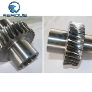Custom Engineering Machining Grinding Steel Worm Spiral Helical Bevel Gear Part