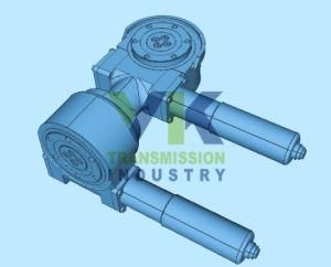 Sde7 Slewing Drive Dual Axis with Double 24VDC Motors for Sun Tracking System