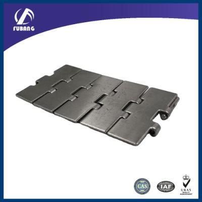 Steel Link Heavy Duty Stainless Steel Flat Top Straight Running Conveyor Chain