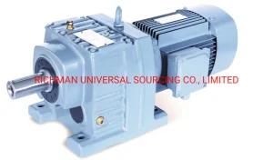 Qiangzhu K Helical Bevel Gear Speed Reducer Gearboxes Motor Unit