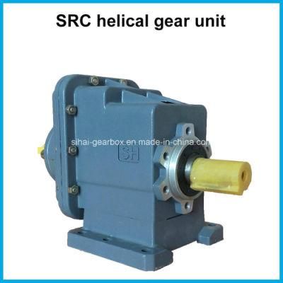 Src Two-Staged Speed Reduction Helical Gearbox Reducer