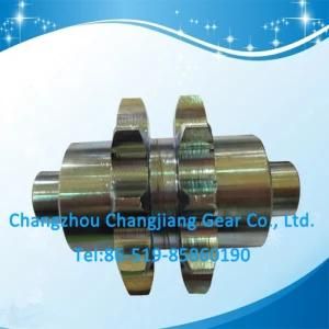 OEM Transmission Industrial Zinc Plated Duplex Motorcycle Sprocket with Shaft
