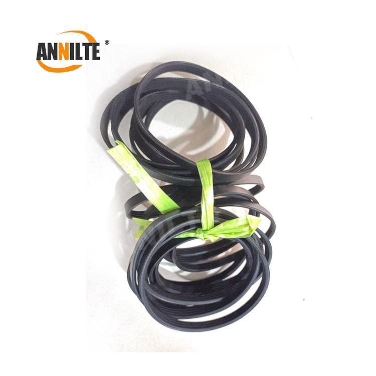 Annilte EPDM Rubber Pk Poly Ribbed Drive V Belts/ Rubber V Belt /Transmission Belt for Auto/Truck/Bus/Excavator