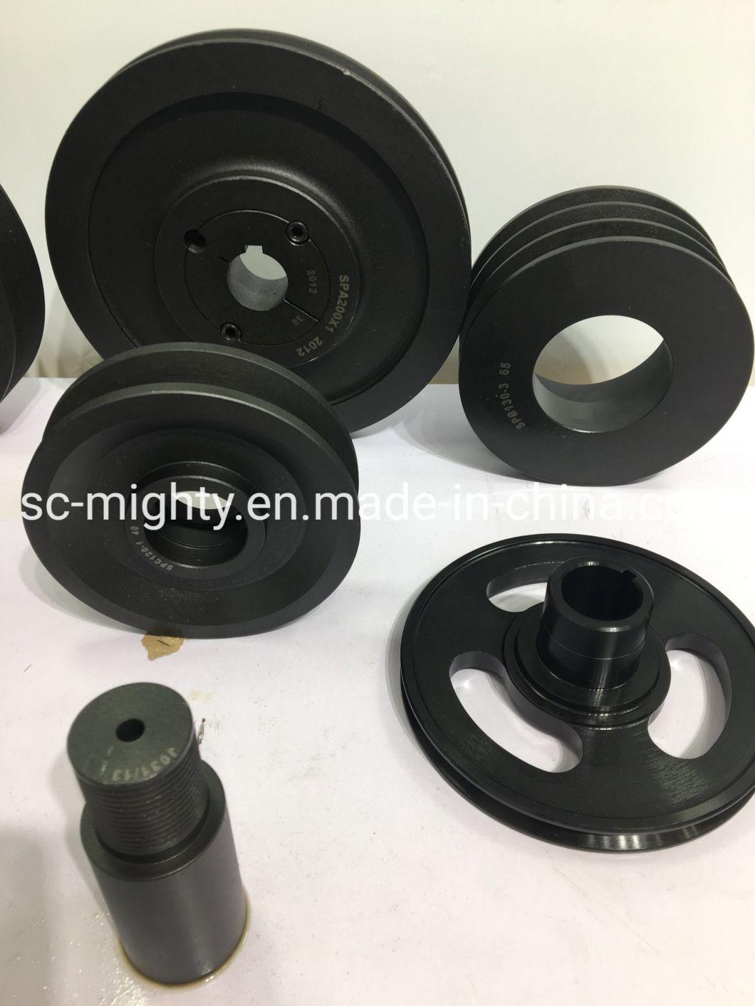 OEM Steel Cast Iron Large V Belt Multi Grooved Drive Pulleys Wheel Dimensions for Lifting Used in Power Transmission Industry