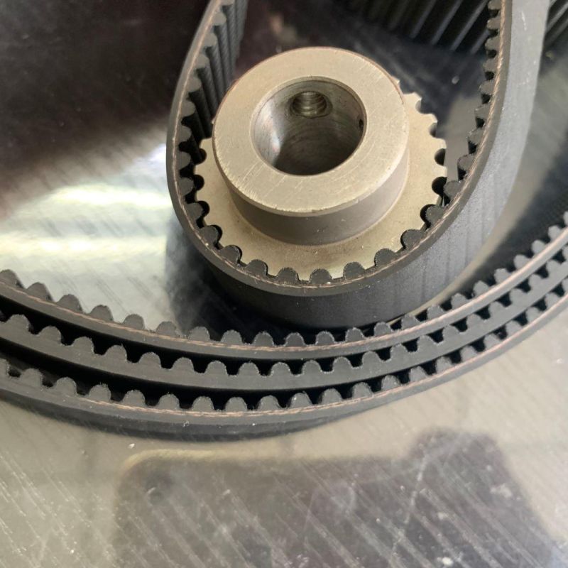 3m 5m 8m 14m Pulleys Htd Arc Toothed Timing Belt Pulley Taper Bushed for Precise Transmission